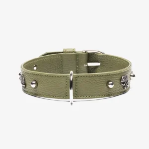 Collare Alabastro Grandi Silver Chameleon Verde Capalbio Collection