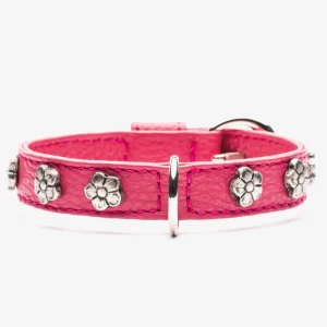 Collare Alabastro Piccoli Silver Flowers Rosa Capalbio Collection