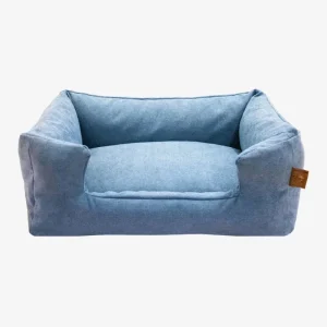 Dog Sofa Soft Touch Light Blue
